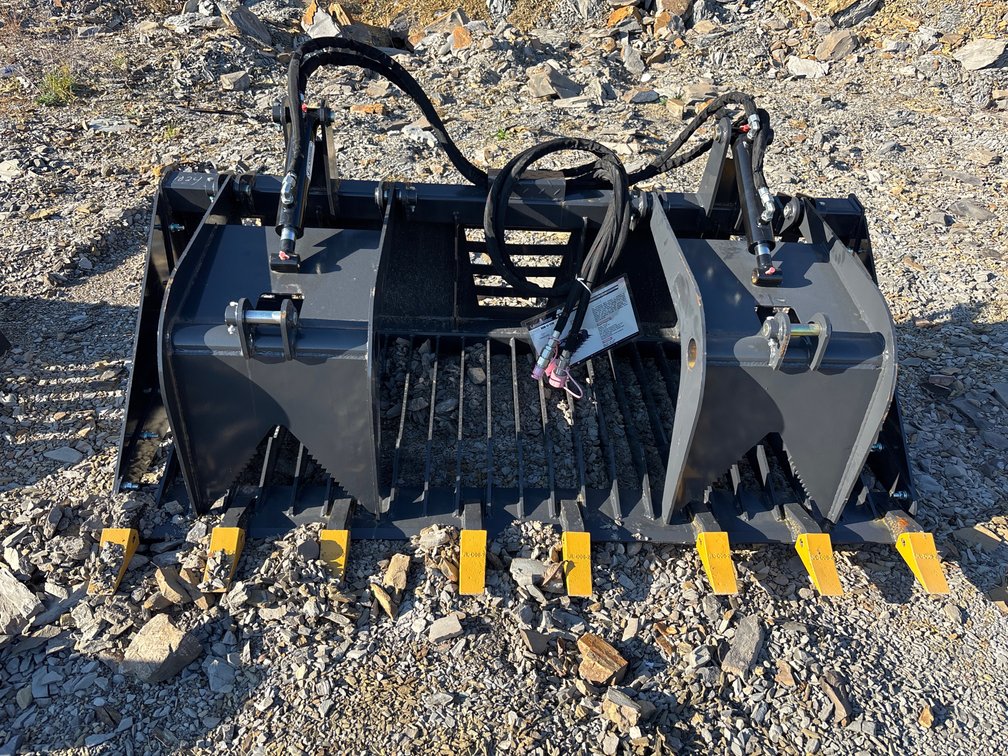 72 inch rock bucket and grapple