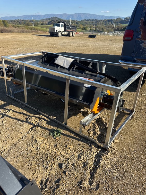 Quick attach rotary tiller 80”