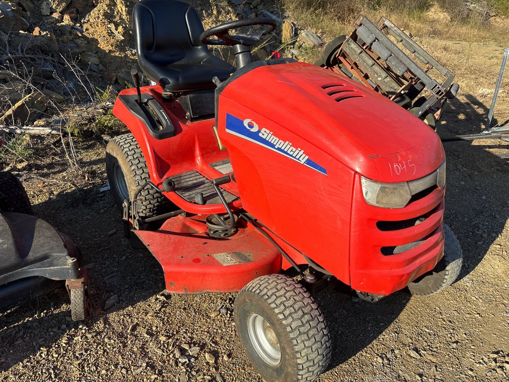 Simplicity riding mower