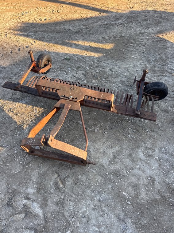 Capital 3pt 6 foot Landscape rake