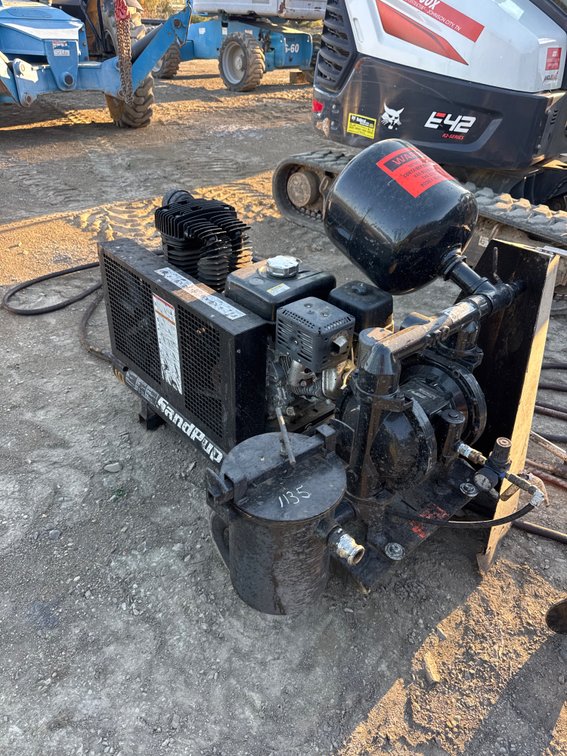 Very niceSand pup II  by Seal master asphalt seal sprayer