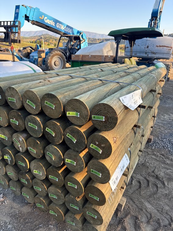 21 – 6” x 8’ perfect treated Post