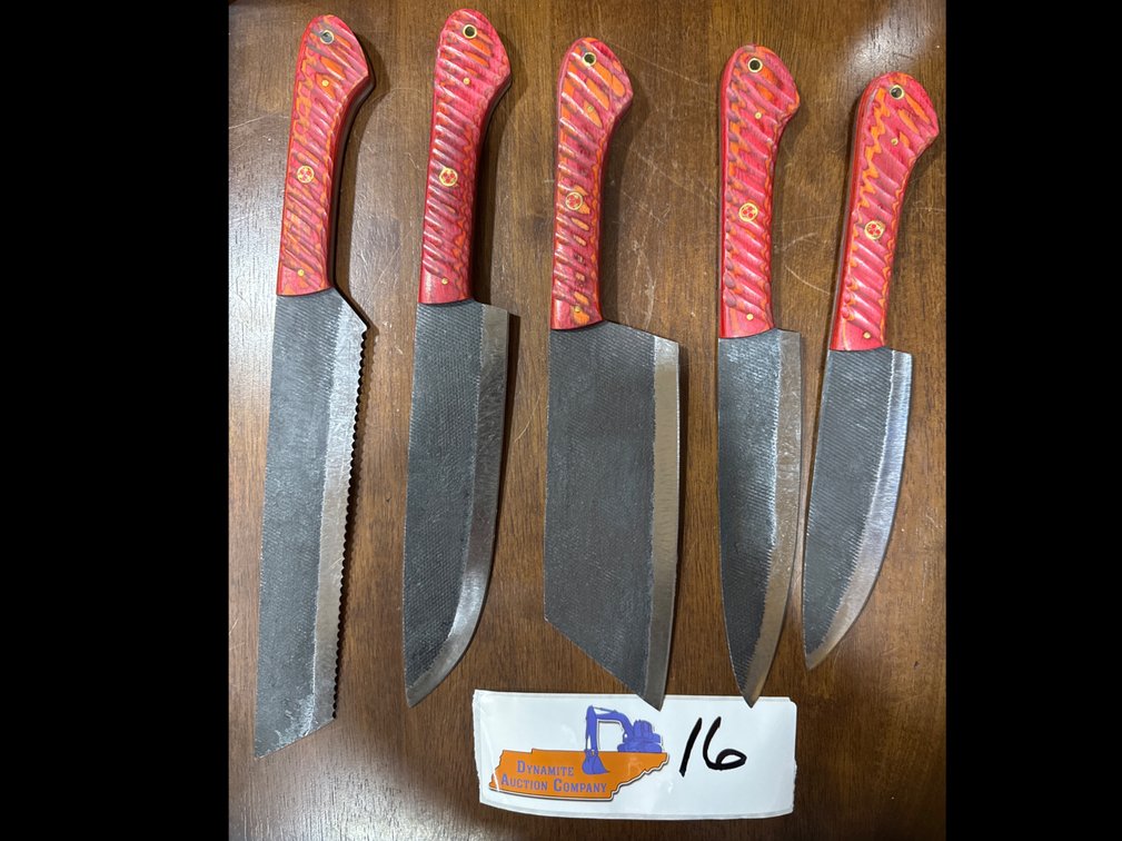 5 kitchen knifes