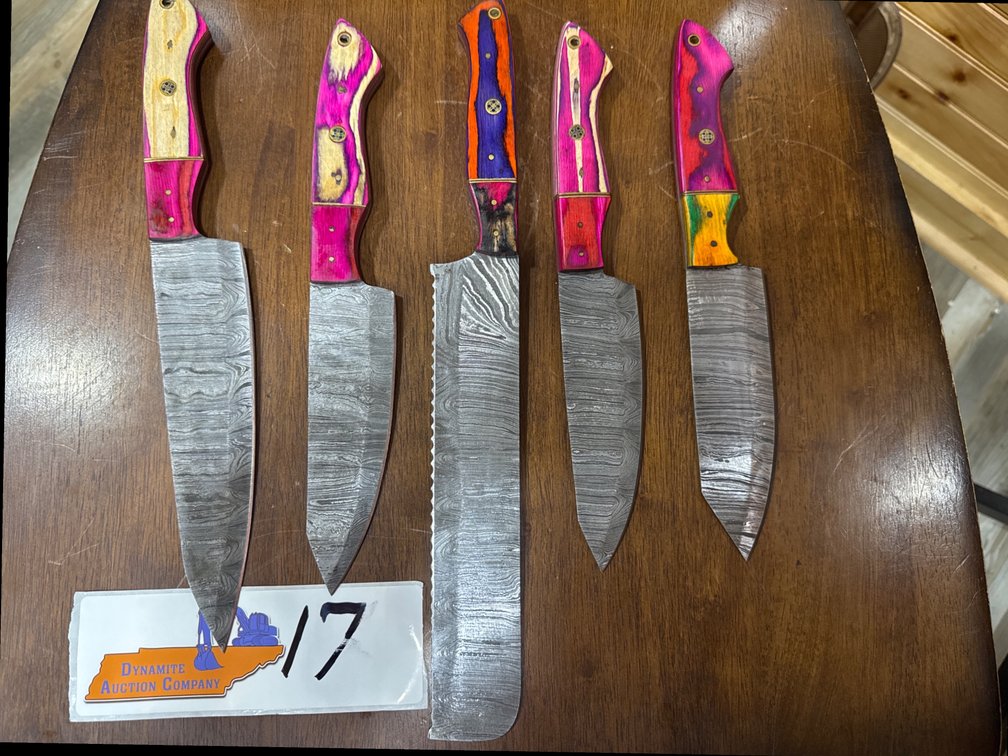 5 kitchen knifes