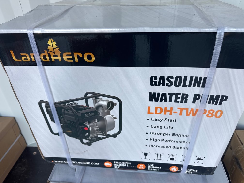 Land hero gasoline water pump
