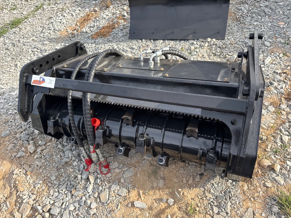 Mini skid steer drum mulcher