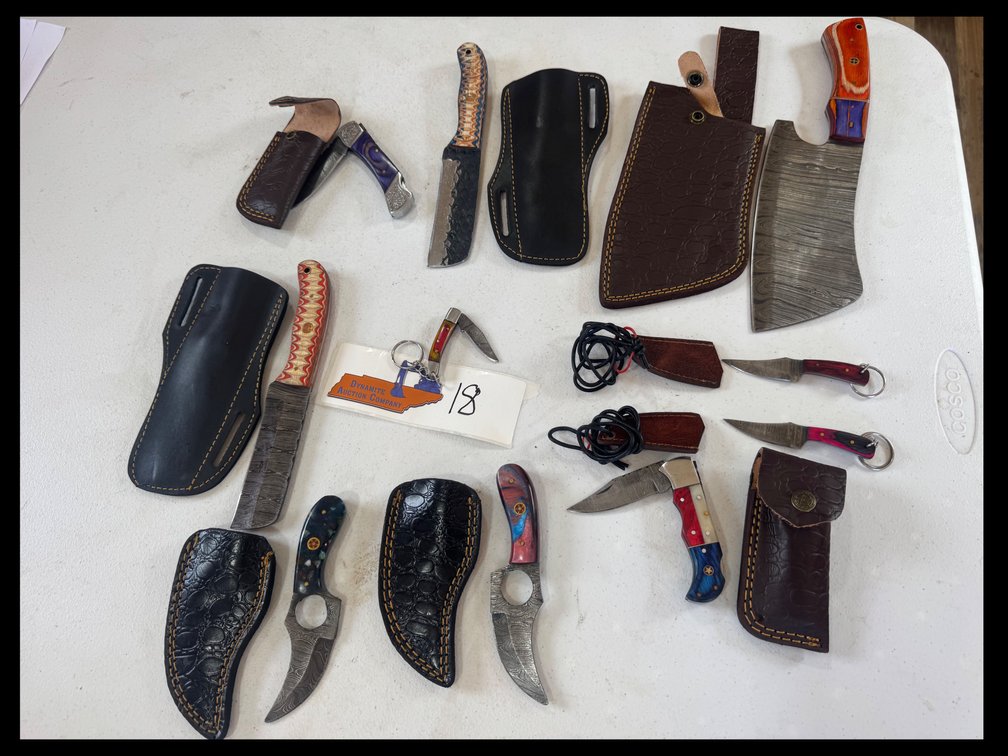 10 assorted knifes