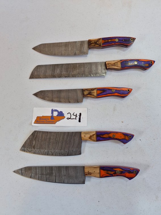 5 kitchen knives