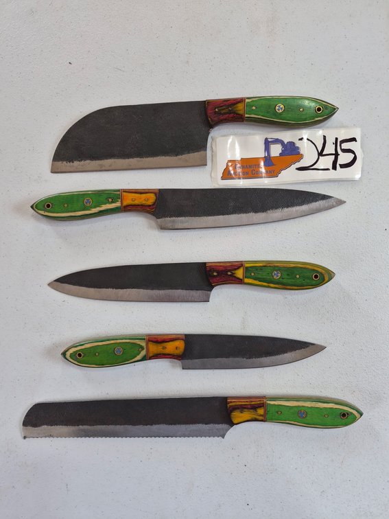 5 kitchen knives