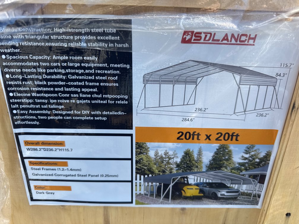 New 20x20 SD Launch building