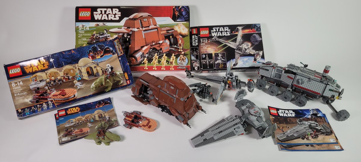 Lot of retired LEGO Star Wars sets