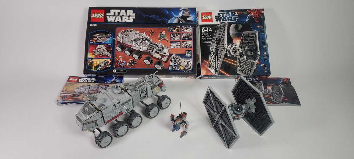 LEGO Clone Turbo Tank 8098 and TIE Fighter 9492