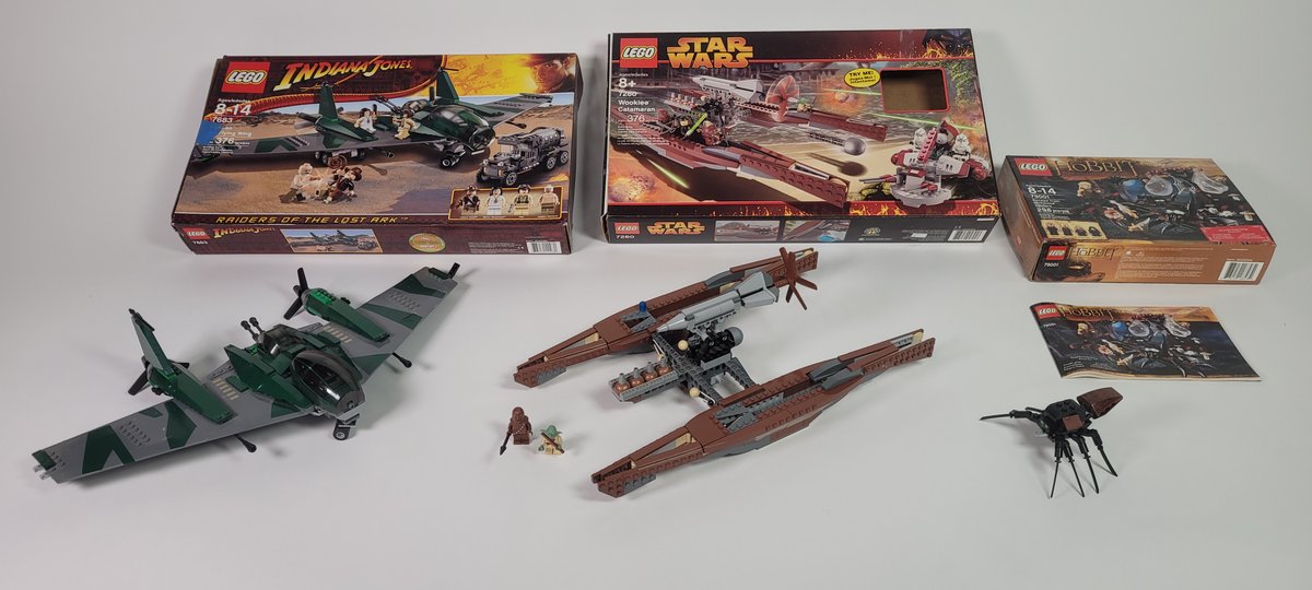 Lego Indiana Jones 7683 Fight on the Flying Wing includes original box