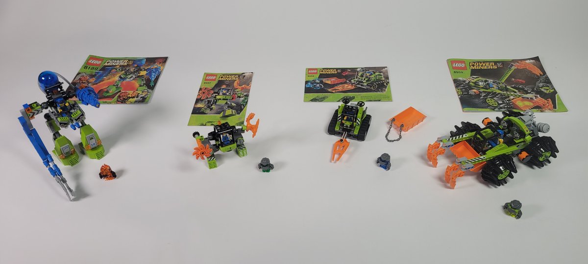 Lot of retired LEGO Power Miners