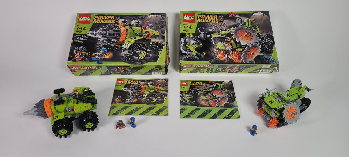 Lot of retired LEGO Power Miners