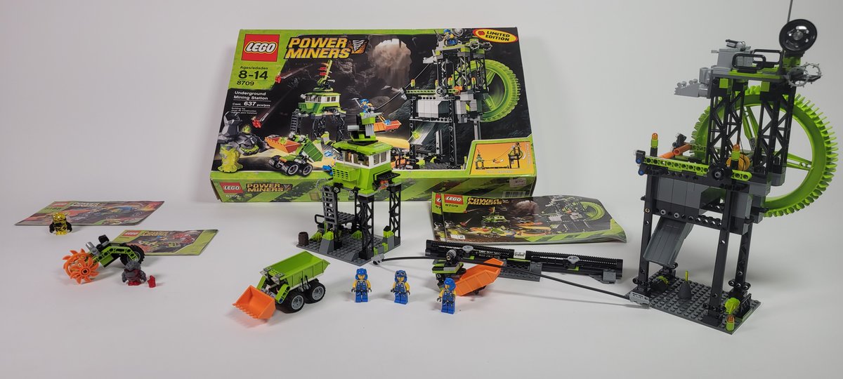LEGO Power Miners Underground Mining Station model number 8709