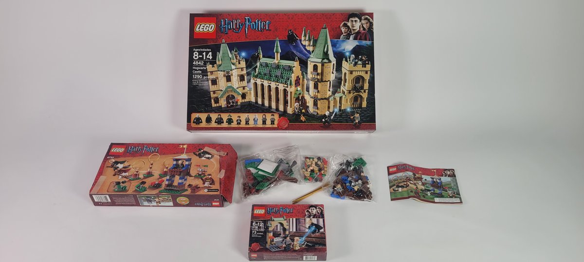 Hogwarts Castle, Quidditch Match, and Freeing Dobby from the Lego Harry Potter