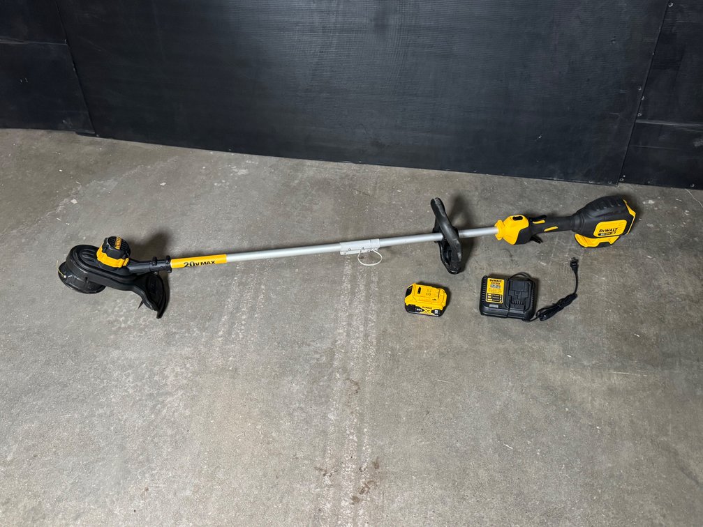 DeWalt 20 V max XR weed trimmer.
