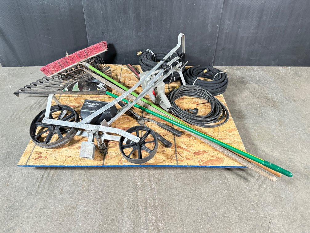Lot of garden and yard tools