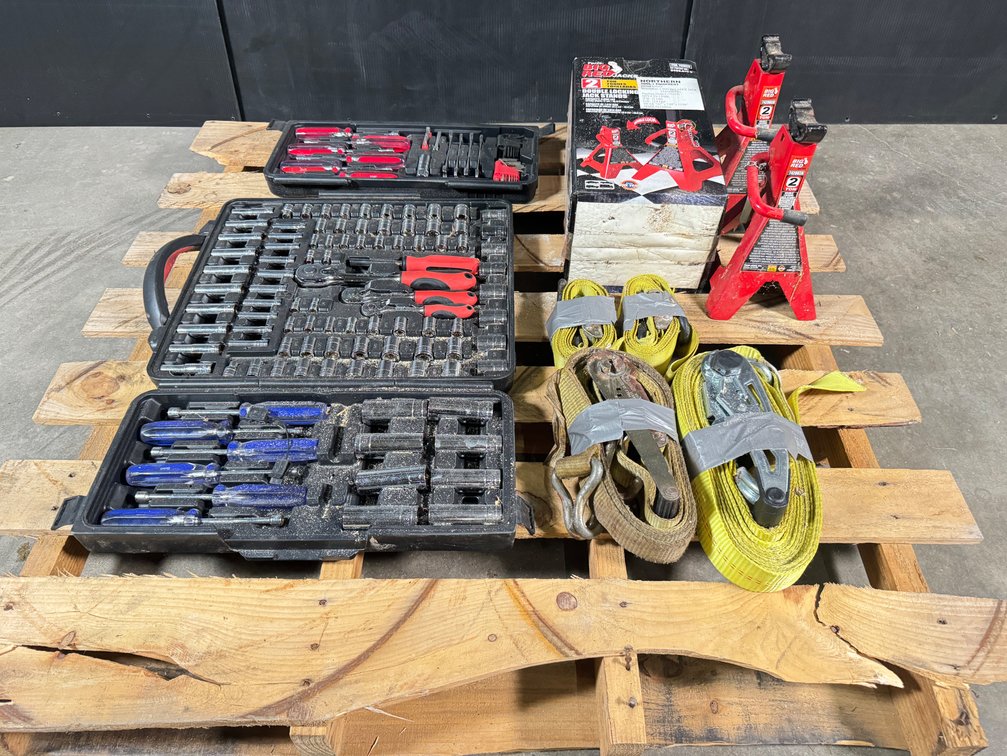 Lot of garage tools and items. 