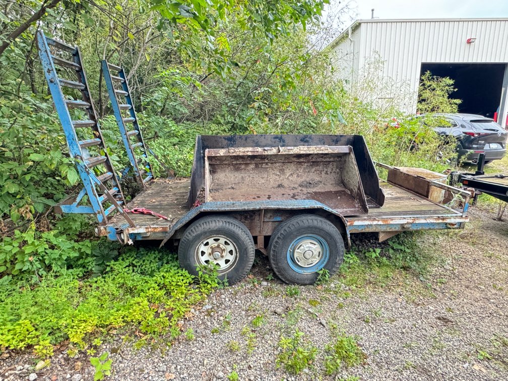 7x12 Tandem Axle Equipment Trailer 