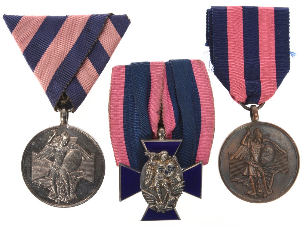 Bavarian Order of St. Michael Medals: Lot of Three