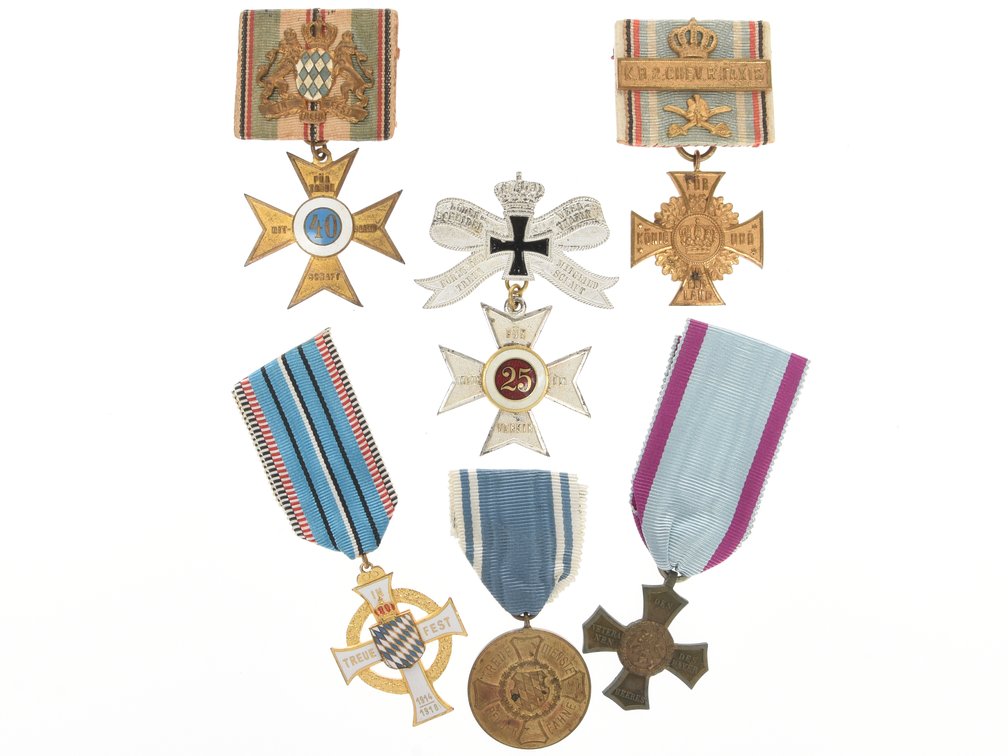 Collection of Bavarian Medals and Veterans Badges