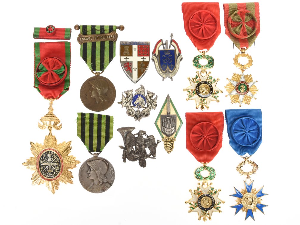 Collection of French Military Medals (1870-present) Mixed Lot