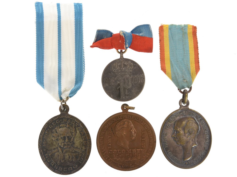 Collection of German Commemorative Medals Related to Napoleonic Wars - Centennials