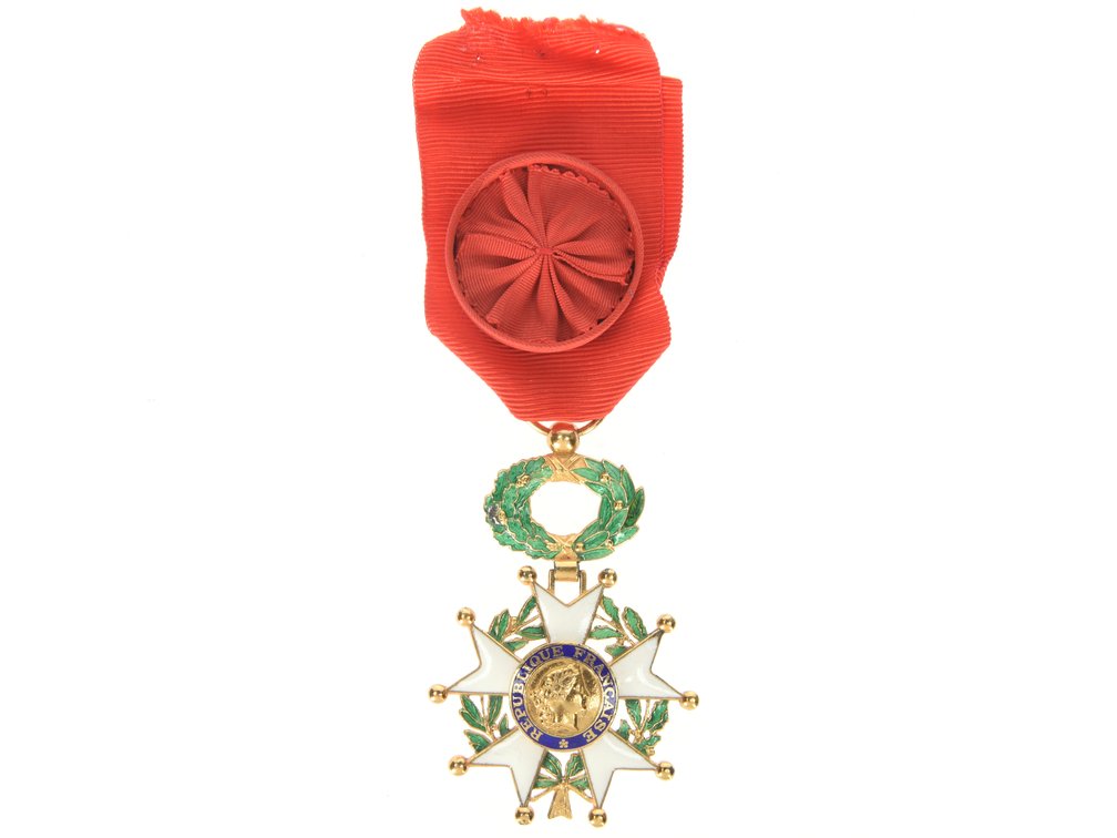 French Legion of Honor Medal - Officier - Post WWII - Fourth / Fifth French Republic