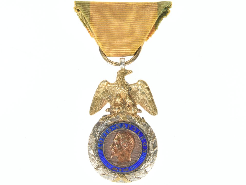French Military Medal (Valor & Discipline), Type II - 1852 to 1870
