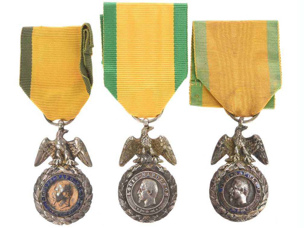 Group of French Médaille Militaire - 2nd Empire
