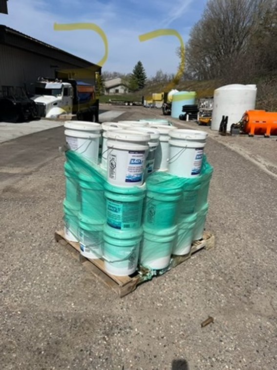 (22) 5-Gallon Buckets Unopened of Salt-X
