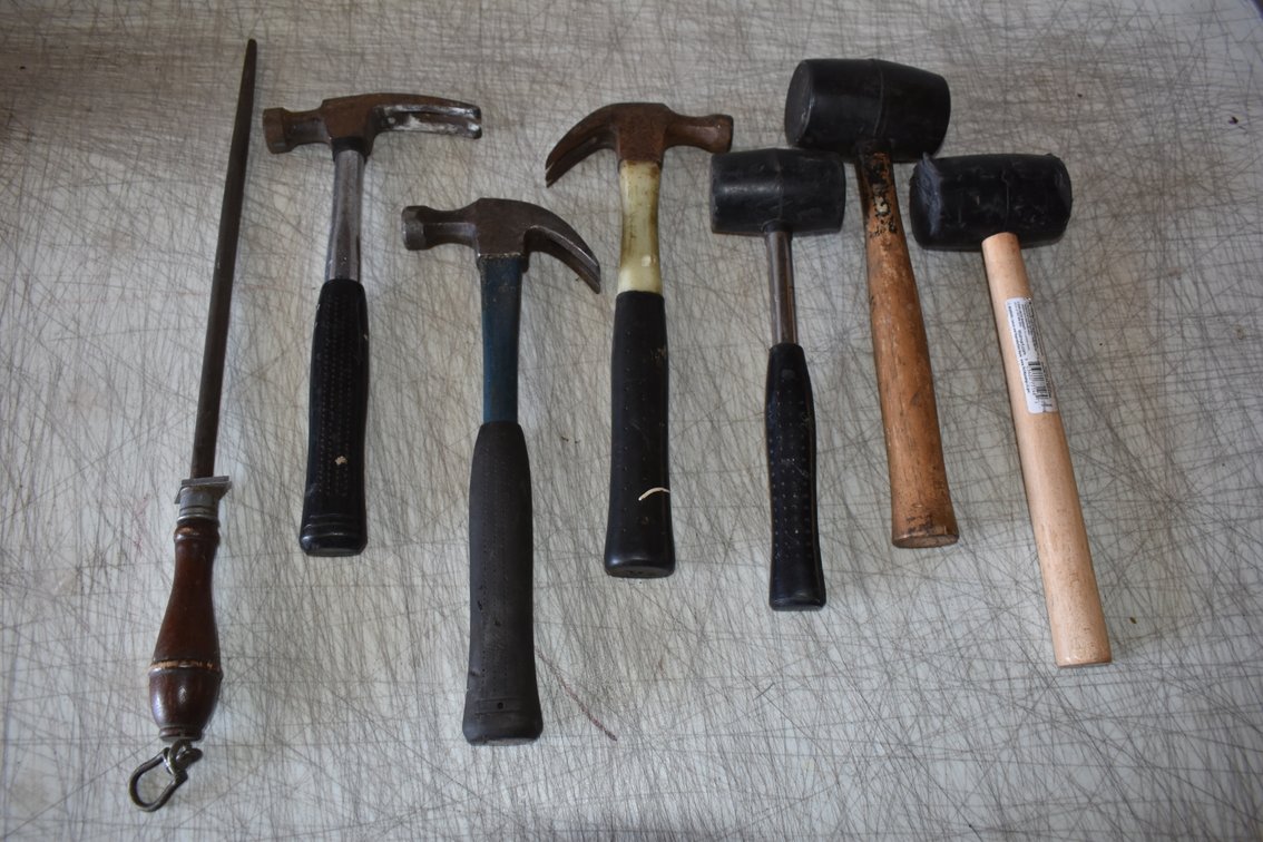 (6) Assorted Hammers / Mallets
