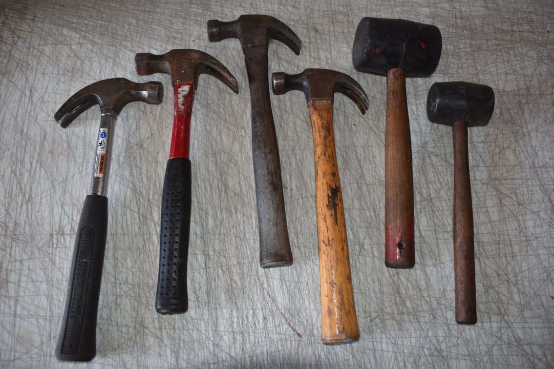 (6) Assorted Hammers / Mallets