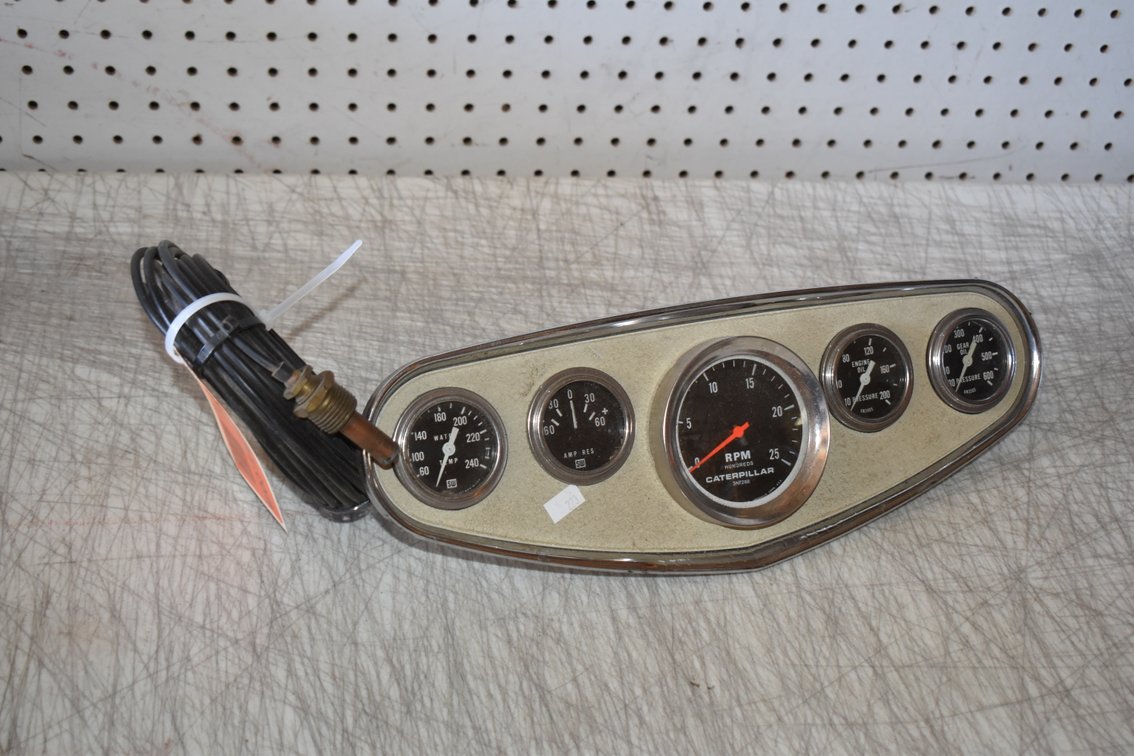 Caterpillar Dash Gauges