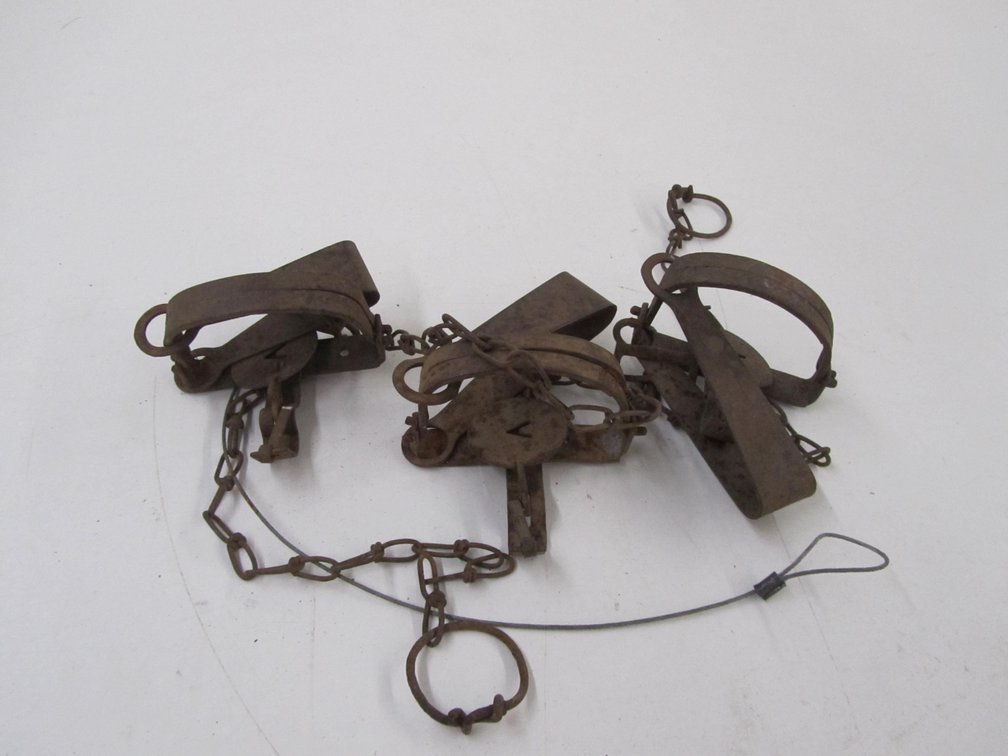(3) 3.5" Victor Traps