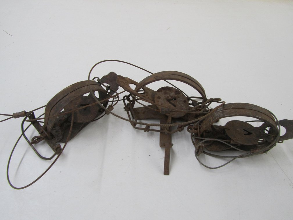 (3) 3.5" Victor Traps