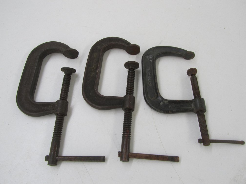 (3) 4" C Clamps