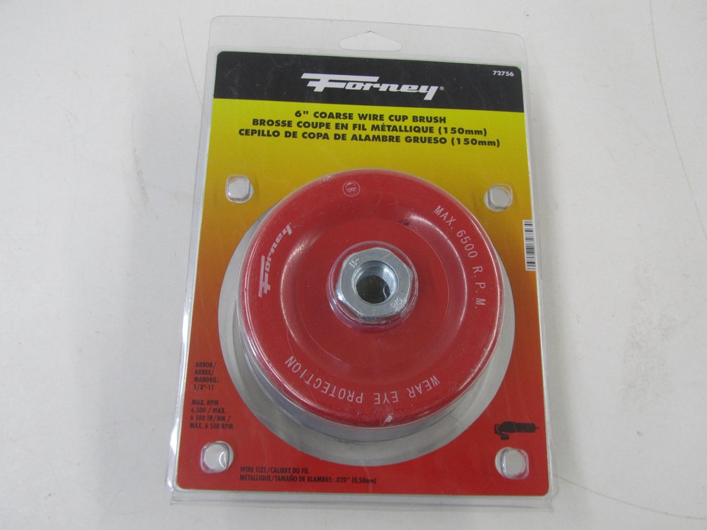 Forney 6" Coarse Wire Cup Brush