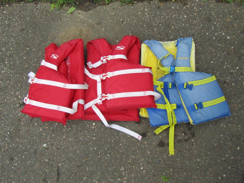 (3) Adult Life Vests
