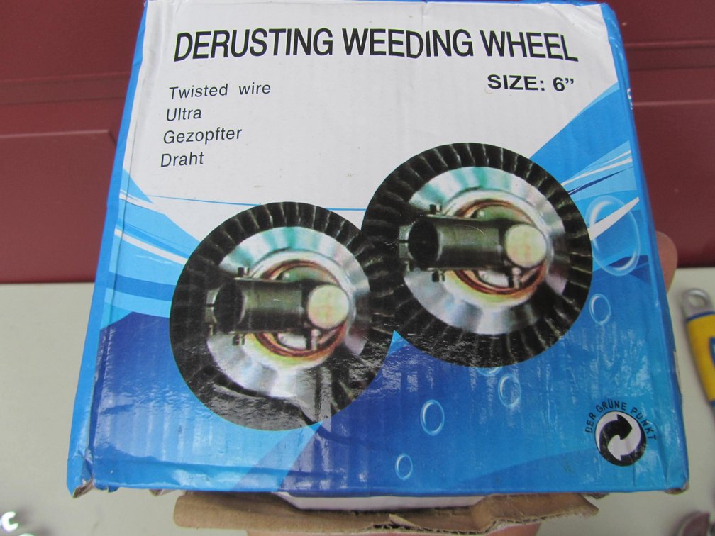 6" Derusting Weeding Wheel