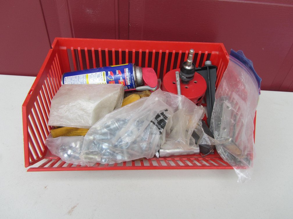 Basket Full Of Assorted Hardware