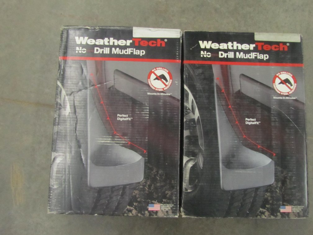 (2) WeatherTech No-Drill MudFlaps
