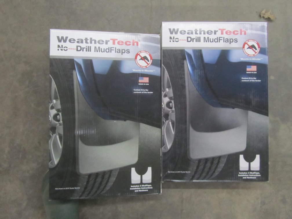 (2) WeatherTech No-Drill MudFlaps