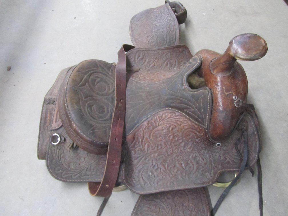 Vintage Leather Saddle