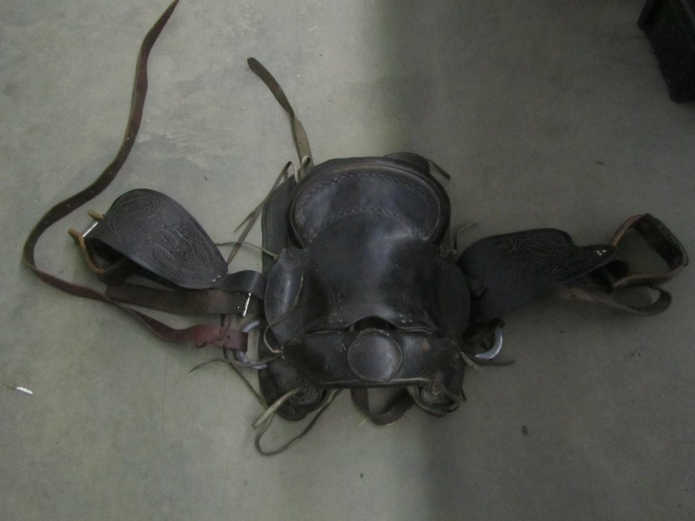 Vintage Leather Saddle