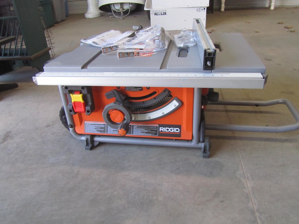 New Ridgid 10" Table Saw