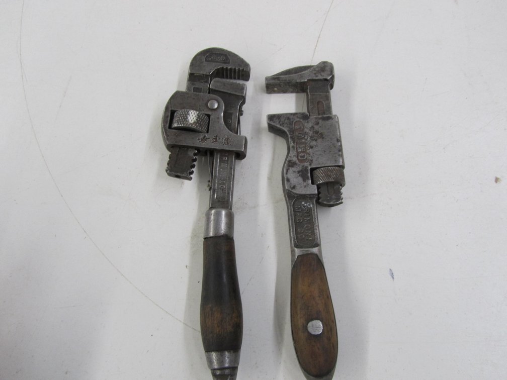(2) Vintage Pipe Wrenches