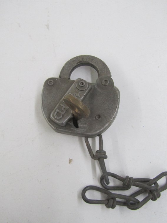 Vintage Soo Line Adlake Lock w/Key